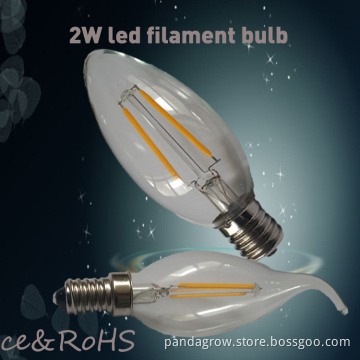 E27 E14 E26 G45 2W Filament Bulb Golf Ball Light Bulb